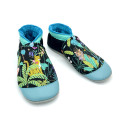 Chaussons homme Loïs – Jungle noire stylisée