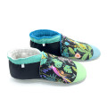 Chaussons homme Loïs – Jungle noire stylisée