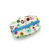 Porte-monnaie retro imprimé de fleurs pop