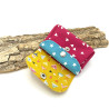Porte-monnaie en tissu imprimé de petits tipis