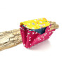 Porte-monnaie en tissu imprimé de petits tipis
