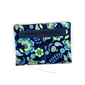 Housse pour tablette en velours fleuri