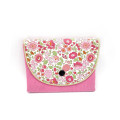 Portefeuille double gaze et Liberty of London®  Danjo rose