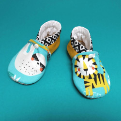 Créez vos chaussons en cuir souple et tissu