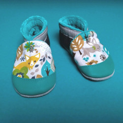 Créez vos chaussons en cuir souple et tissu