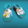 Créez vos chaussons en cuir souple et tissu