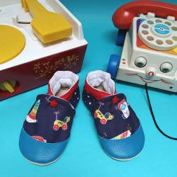 Créez vos chaussons en cuir souple et tissu