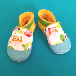 Créez vos chaussons en cuir souple et tissu