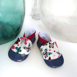 Créez vos chaussons en cuir souple et tissu