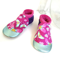 Créez vos chaussons en cuir souple et tissu