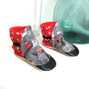 Créez vos chaussons en cuir souple et tissu