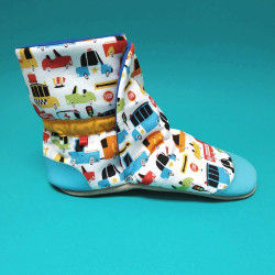 Créez vos chaussons en cuir souple et tissu