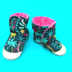 Créez vos chaussons en cuir souple et tissu