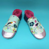 Créez vos chaussons  en cuir souple et tissu