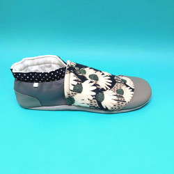 Créez vos chaussons  en cuir souple et tissu