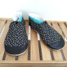 Créez vos chaussons  en cuir souple et tissu