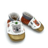 Chaussons en cuir souple imprimés d'ours