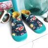 Créez vos chaussons  en cuir souple et tissu