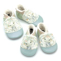Chaussons semelles cuir premiers pas romantique fleurs raffiné - Dont Forget Melanie