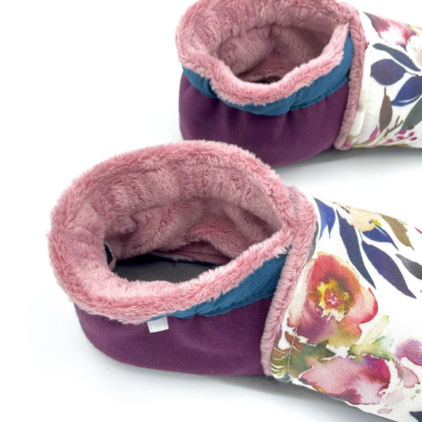 Chaussons fabrication française femme fleurs - Dont Forget Melanie