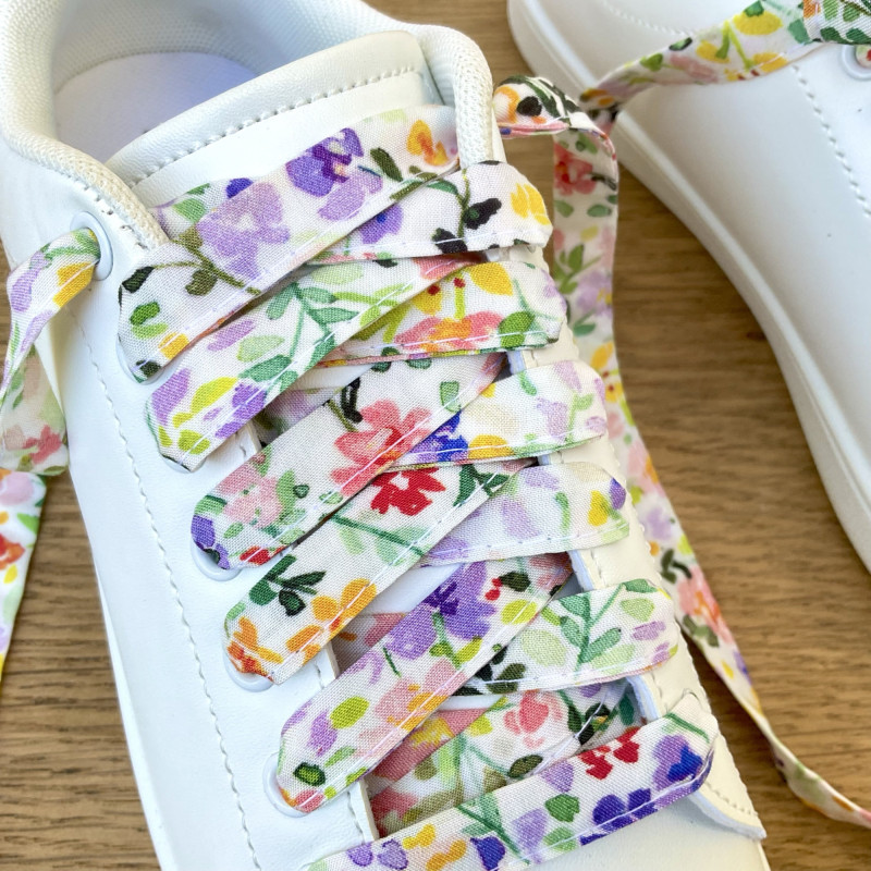 Nouveau style chaussures lacets fleuris originaux - Dont Forget Melanie