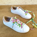 Lacet français tissu original fleurs - Dont Forget Melanie