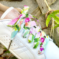 Lacets fantaisie tissu baskets originales uniques - Dont Forget Melanie