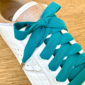 Lacets tissu différentes longueurs baskets bleu foncé - Dont Forget Melanie