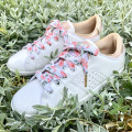 Lacets en tissu fleuri terracotta | Dont Forget Melanie