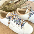 Lacets fantaisie en tissu fleuri  | Dont Forget Melanie