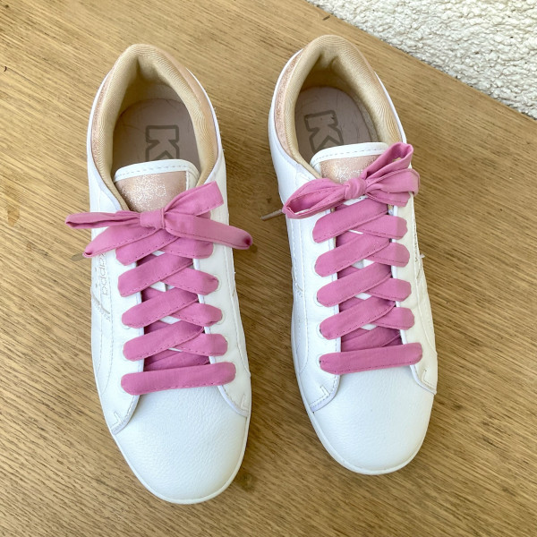 Lacets roses | Fabrication française | Dont Forget Melanie