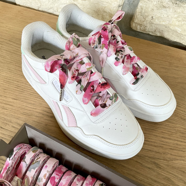 Lacets en tissu pour baskets fabriqués en France | Dont Forget Melanie