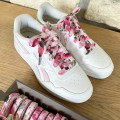 Lacets en tissu pour baskets fabriqués en France | Dont Forget Melanie