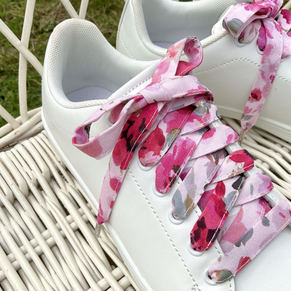 Lacets en tissu pour baskets fabriqués en France | Dont Forget Melanie