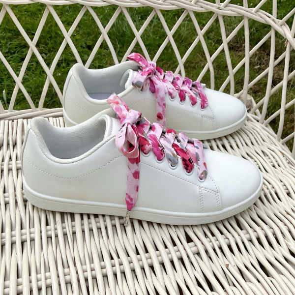 Lacets en tissu pour baskets fabriqués en France | Dont Forget Melanie