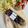 Lacets fleuris rouge et noir | Baskets/bottines | Dont Forget Melanie