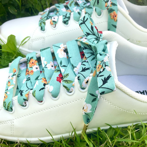 Lacets originaux en tissu| Petites fleurs | Dont Forget Melanie