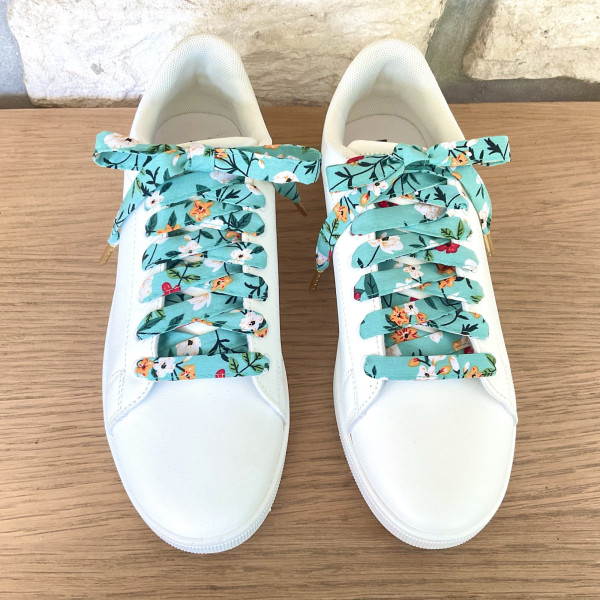 Lacets originaux en tissu| Petites fleurs | Dont Forget Melanie
