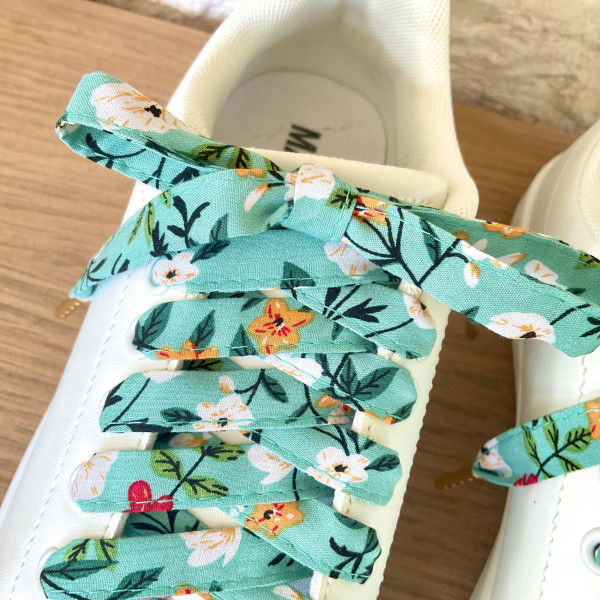 Lacets originaux en tissu| Petites fleurs | Dont Forget Melanie