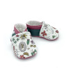 Chaussons souples pour bébés imprimés de fleurs sauvages