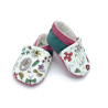 Chaussons souples pour bébés imprimés de fleurs sauvages