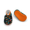 Chaussons souples pour bébés imprimés de petites fleurs