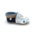 Chaussons bébé Soan fourrés bleu clair animaux - Dont Forget Melanie