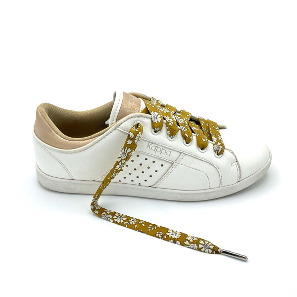 Lacets tissu fleursLiberty of London® Capel jaune moutarde - Dont Forget Melanie