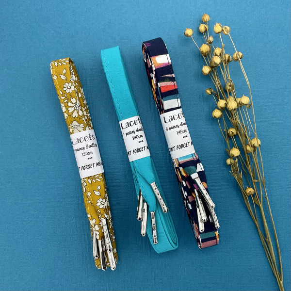 Lacets fantaisie originaux couleurs vives multicolores - Dont Forget Melanie