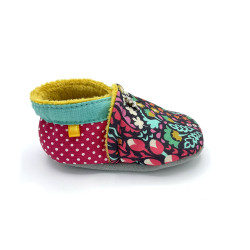 Chaussons bébé Marie doublure chaude minky - Dont Forget Melanie