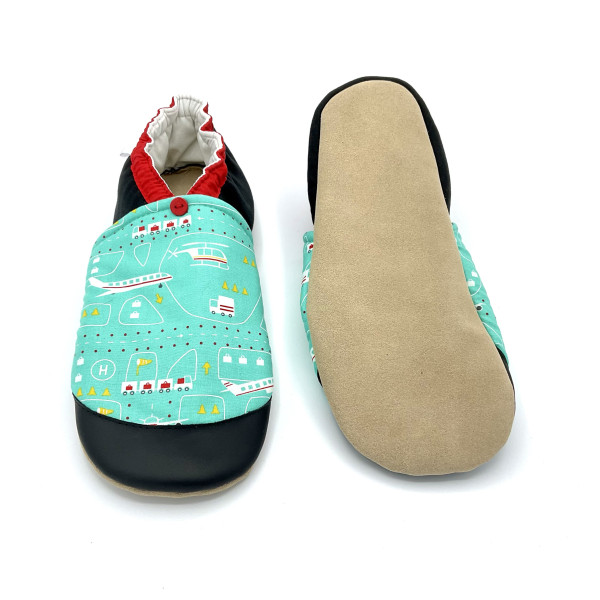 Chaussons homme Eole – Motif aéroport graphique
