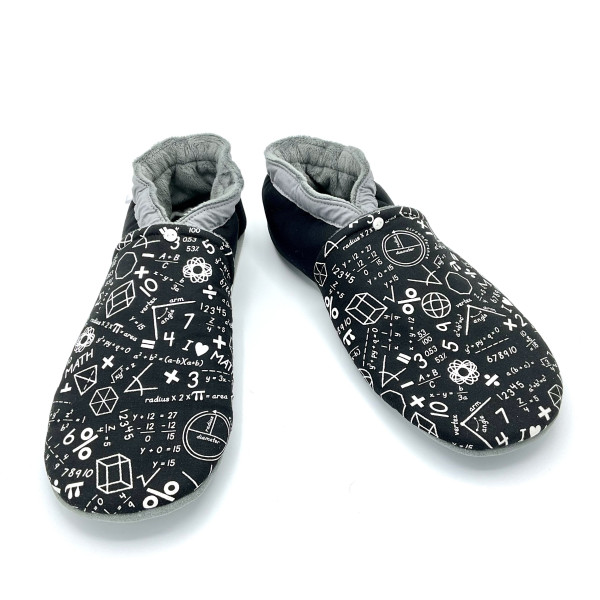 Chaussons homme Alpha – Motifs mathématiques graphiques