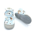 Chaussons montants fourrés hiver bébé Soan bleu clair panda lapin - Dont Forget Melanie